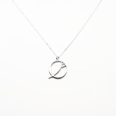 Hotel Del Luna Sterling Silver Logo Necklace