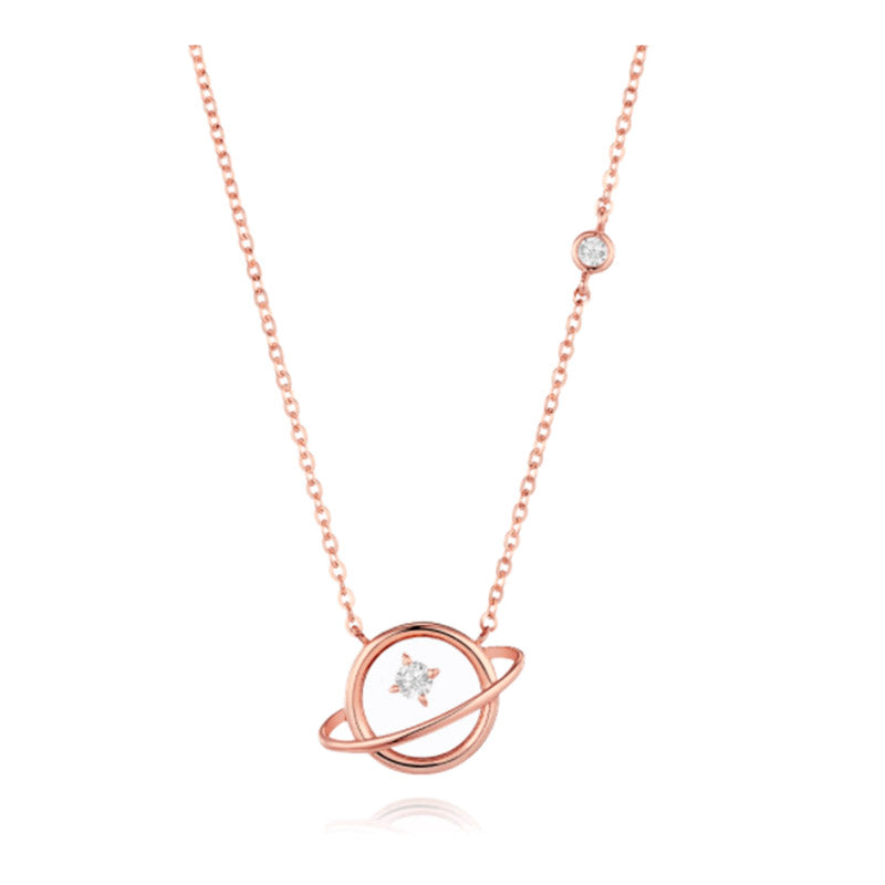 Saturnus planeet verzilverde hanger sieraden, hemelse ruimte cadeau voor haar, kosmisch universum ketting - België Saturnus planeet verzilverde hanger sieraden, hemelse ruimte cadeau voor haar, kosmisch universum ketting - België
