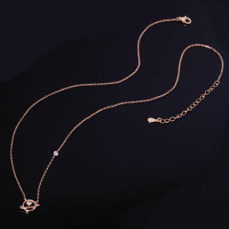 925 Sterling Silver Saturn Nabi Necklace inspired Nevetherless