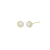 Little Women Oh In Ju Floral Bud Pearl Earrings