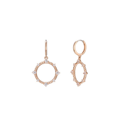 Kdrama Inspired Round Dangle Earrings Search WWW as seen on Lim Soo-Jung