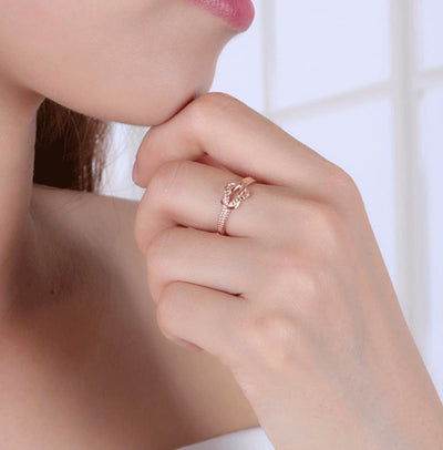 A Korean Odyssey Inspired Love Knot Ring Jin Seon Mi's Engagement Ring