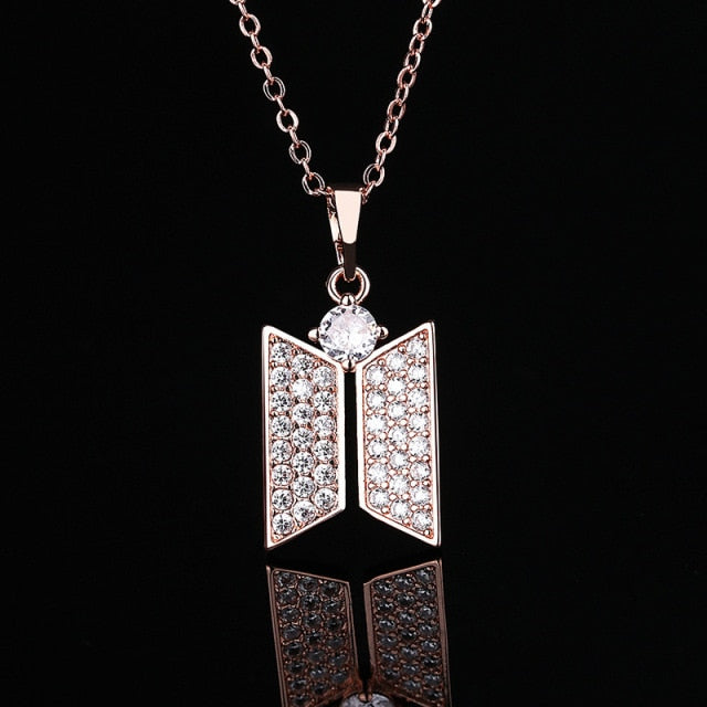 BTS Inspired logo necklace