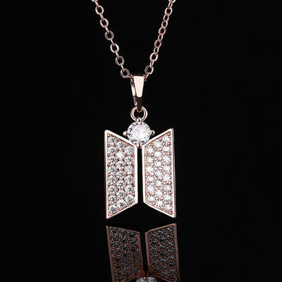 BTS Inspired logo necklace