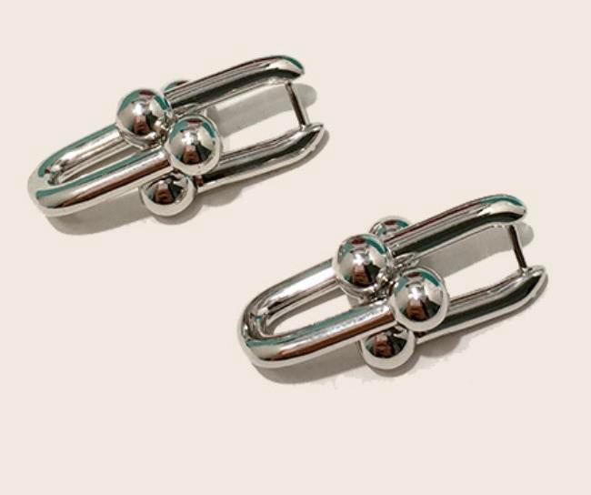 Korean Drama Penthouse Link Earrings As seen On Shim Su-ryeon Lee Ji-ah