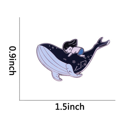 Woo Young Woo Inspired Whale Brooch
