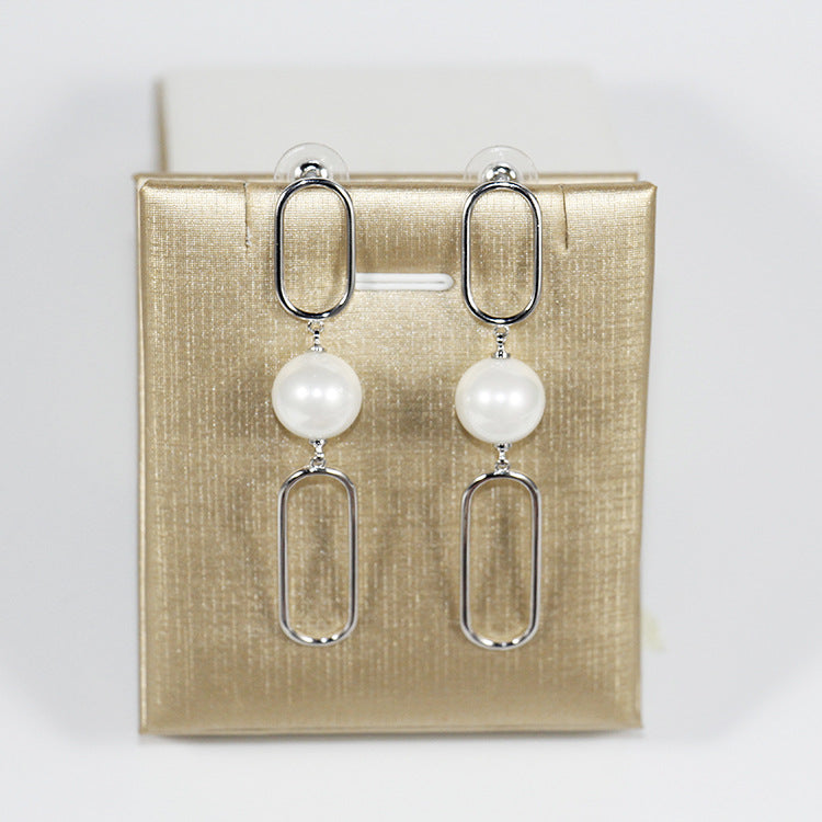 Kdrama Touch Your Heart Yoo In Na Inspired Long Dangle Earrings With Pearl
