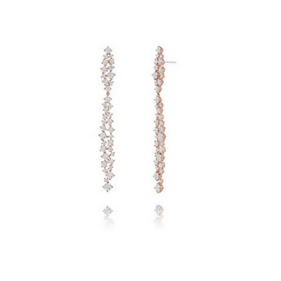 Jewelry from Kdrama Touch Your Heart Yoo In Na Inspired Drop Cluster Earrings