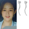 Kdrama Earrings Jewelry As seen on Rachel Park in Her Private Life Drop Knot Earrings
