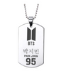 BTS Inspired Bias Armg Tag Necklace Set